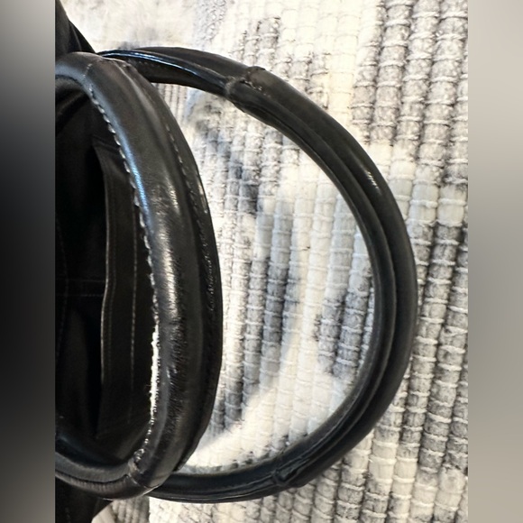 Coach Black Leather Tote Bag - Picture 4 of 15